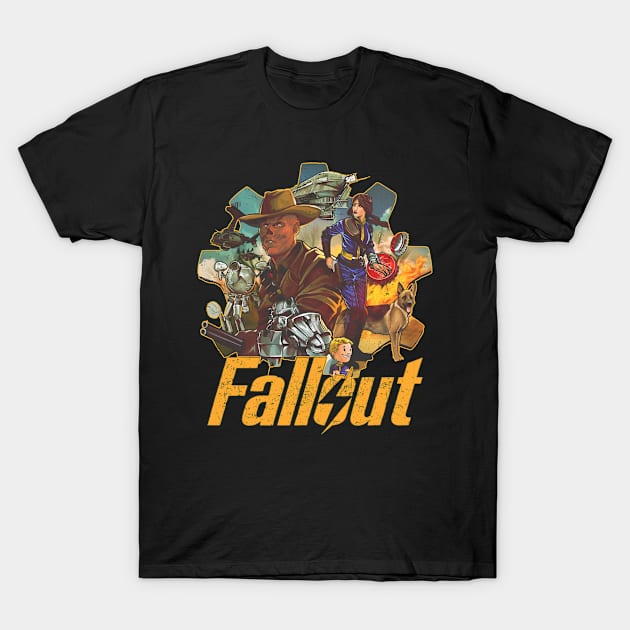 Fallout T-Shirt by handhieu